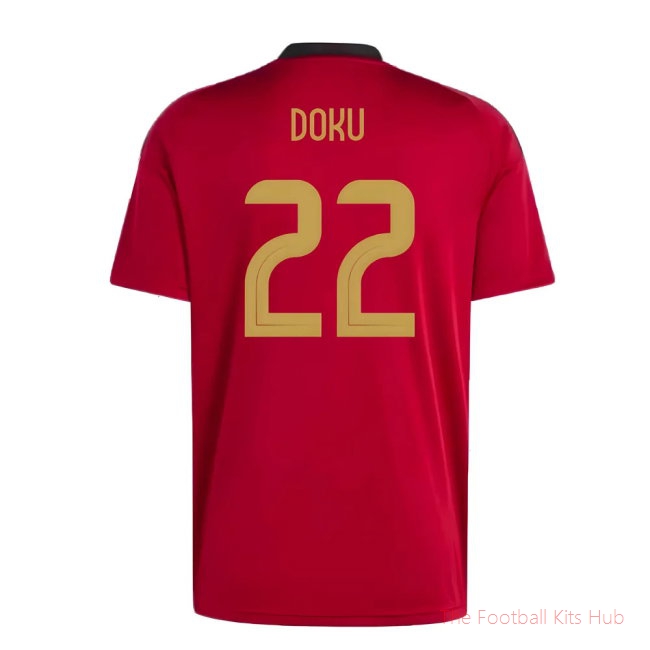 2024-2025 Belgium Home Fan Shirt (Doku 22)-unisoccer store