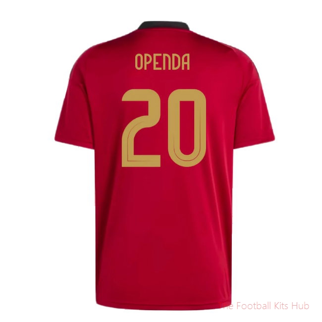 2024-2025 Belgium Home Fan Shirt (Openda 20)-unisoccer store