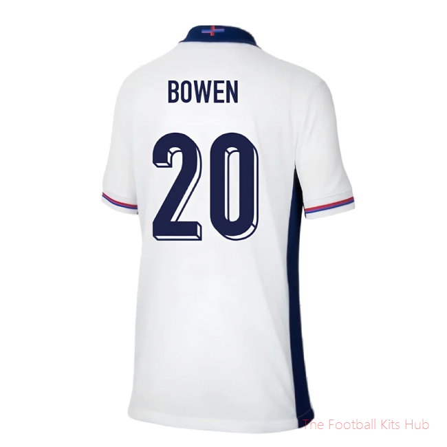 2024-2025 England Home Shirt (Kids) (Bowen 20)-unisoccer store