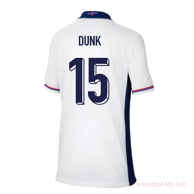 2024-2025 England Home Shirt (Kids) (Dunk 15)-unisoccer store