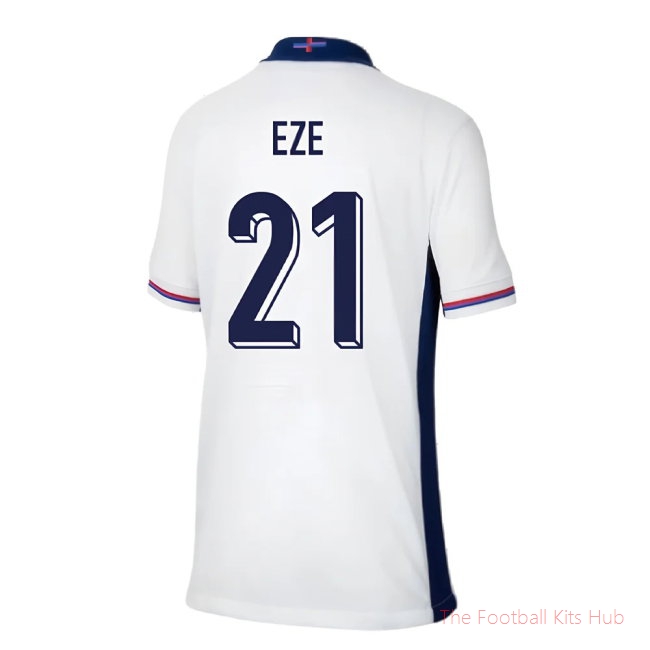 2024-2025 England Home Shirt (Kids) (Eze 21)-unisoccer store