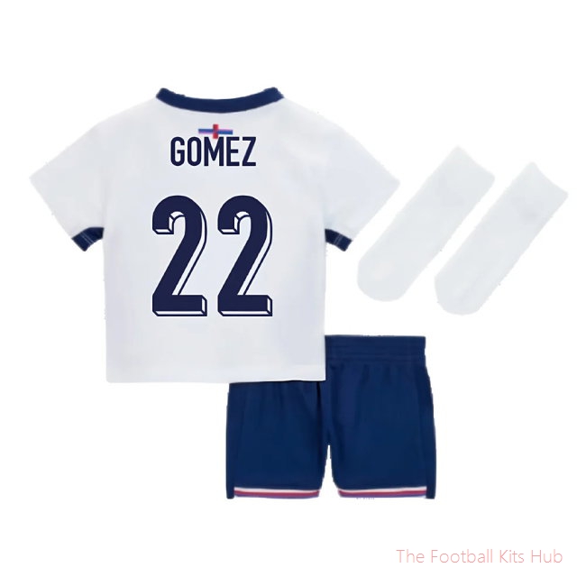 2024-2025 England Home Baby Kit (Gomez 22)-unisoccer store