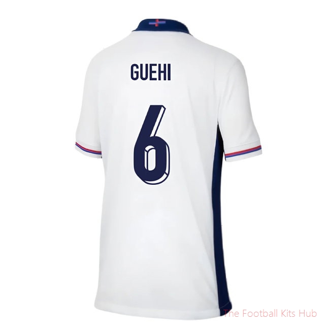 2024-2025 England Home Shirt (Kids) (Guehi 6)-unisoccer store