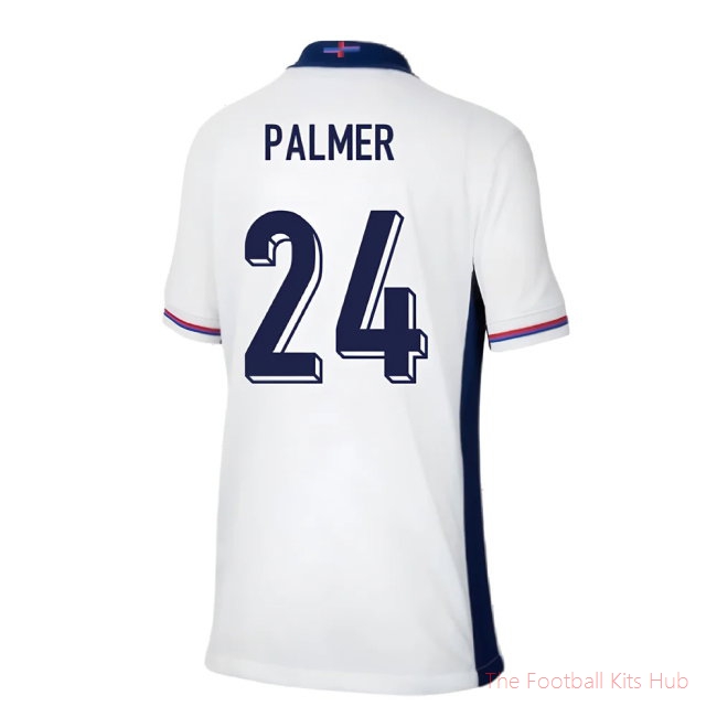 2024-2025 England Home Shirt (Kids) (Palmer 24)-unisoccer store
