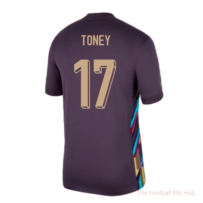 2024-2025 England Away Shirt (Toney 17)-unisoccer store