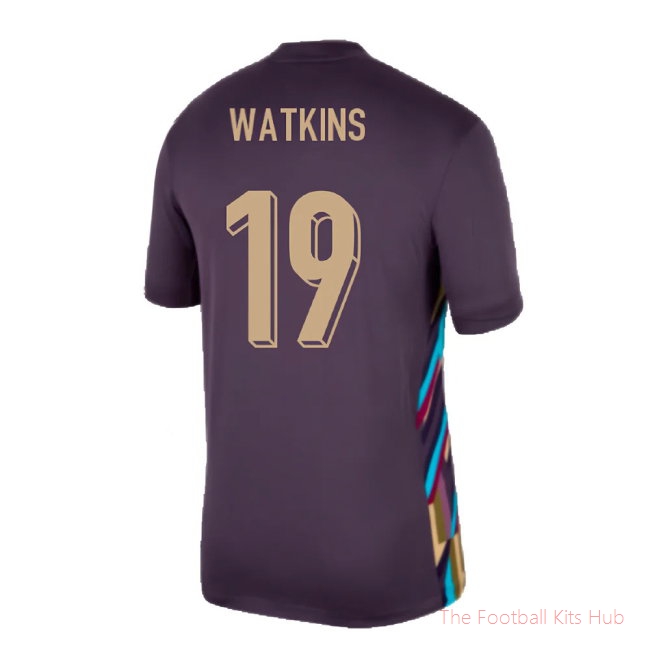 2024-2025 England Away Shirt (Watkins 19)-unisoccer store