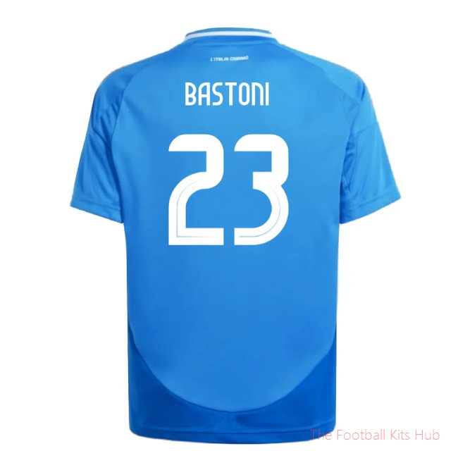2024-2025 Italy Home Shirt (Kids) (BASTONI 23)-unisoccer store