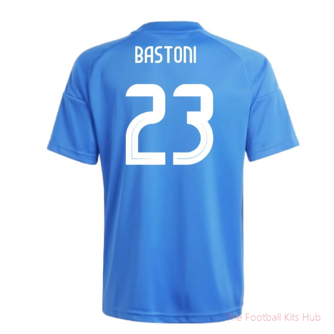 2024-2025 Italy Home Fan Jersey (Kids) (BASTONI 23)-unisoccer store