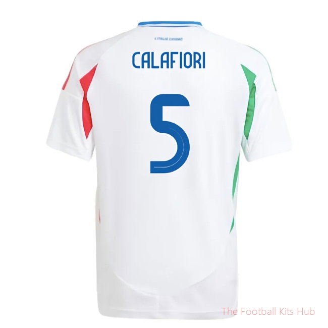 2024-2025 Italy Away Shirt (Kids) (CALAFIORI 5)-unisoccer store