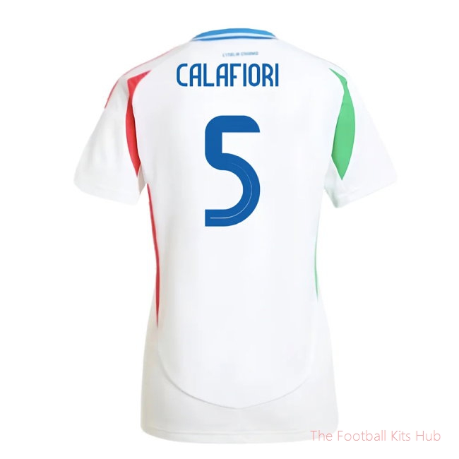 2024-2025 Italy Away Shirt (Ladies) (CALAFIORI 5)-unisoccer store