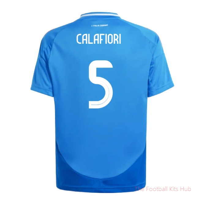2024-2025 Italy Home Shirt (Kids) (CALAFIORI 5)-unisoccer store
