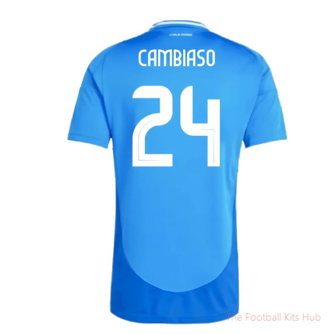 2024-2025 Italy Home Shirt (CAMBIASO 24)-unisoccer store