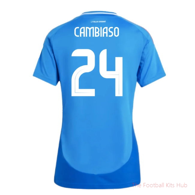 2024-2025 Italy Home Shirt (Ladies) (CAMBIASO 24)-unisoccer store
