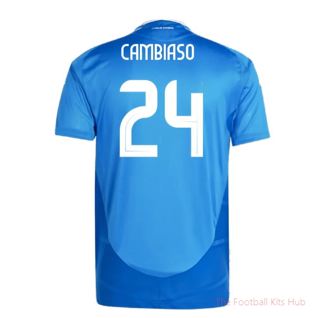 2024-2025 Italy Authentic Home Shirt (CAMBIASO 24)-unisoccer store