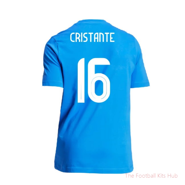2024-2025 Italy DNA Graphic Tee (Blue) (CRISTANTE 16)-unisoccer store