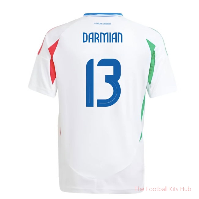 2024-2025 Italy Away Shirt (Kids) (DARMIAN 13)-unisoccer store