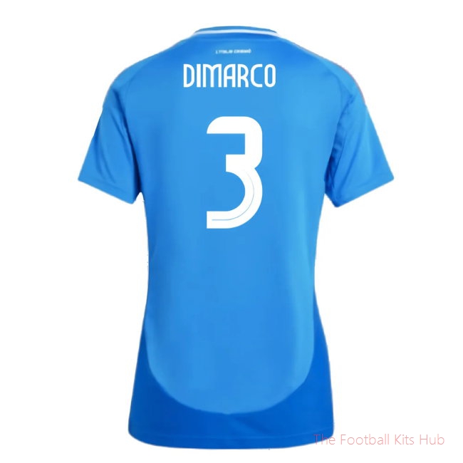 2024-2025 Italy Home Shirt (Ladies) (DIMARCO 3)-unisoccer store