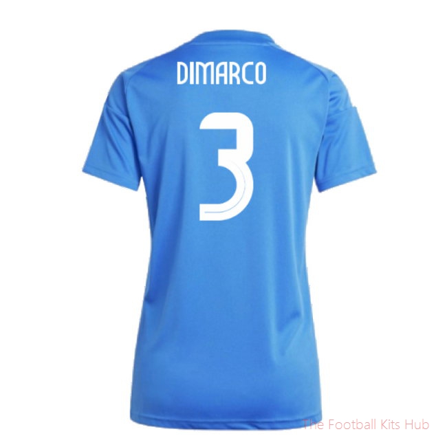 2024-2025 Italy Home Fan Jersey (Ladies) (DIMARCO 3)-unisoccer store
