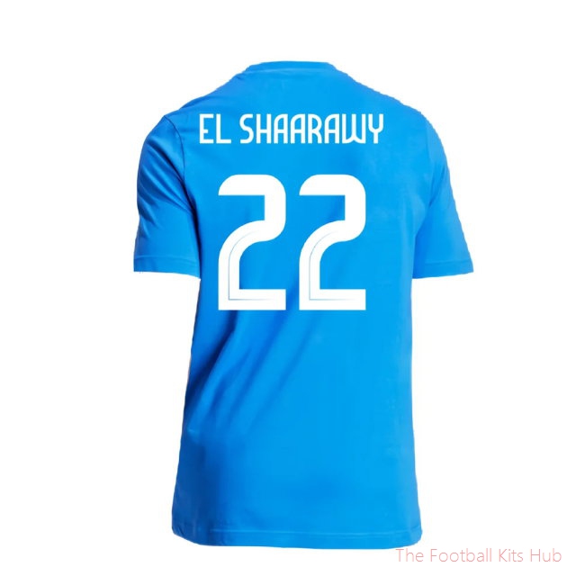 2024-2025 Italy DNA Graphic Tee (Blue) (EL SHAARAWY 22)-unisoccer store
