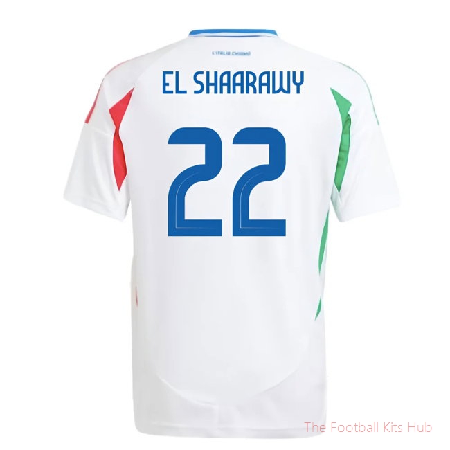 2024-2025 Italy Away Shirt (Kids) (EL SHAARAWY 22)-unisoccer store