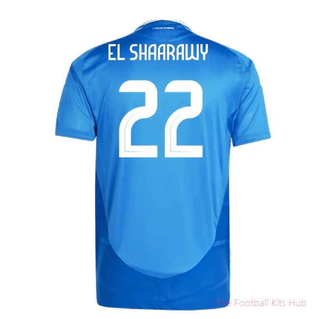 2024-2025 Italy Authentic Home Shirt (EL SHAARAWY 22)-unisoccer store