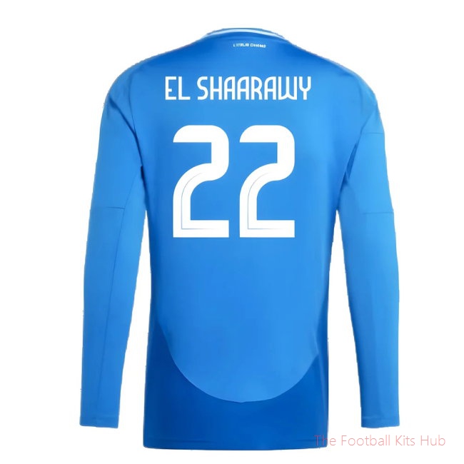 2024-2025 Italy Long Sleeve Home Shirt (EL SHAARAWY 22)-unisoccer store