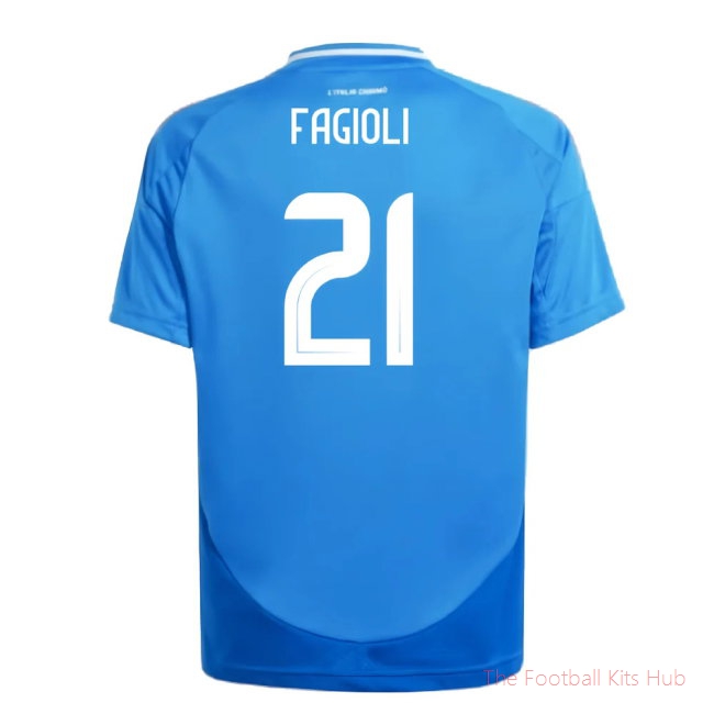 2024-2025 Italy Home Shirt (Kids) (FAGIOLI 21)-unisoccer store
