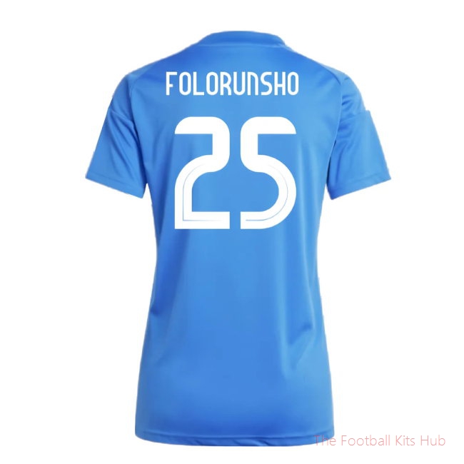 2024-2025 Italy Home Fan Jersey (Ladies) (FOLORUNSHO 25)-unisoccer store