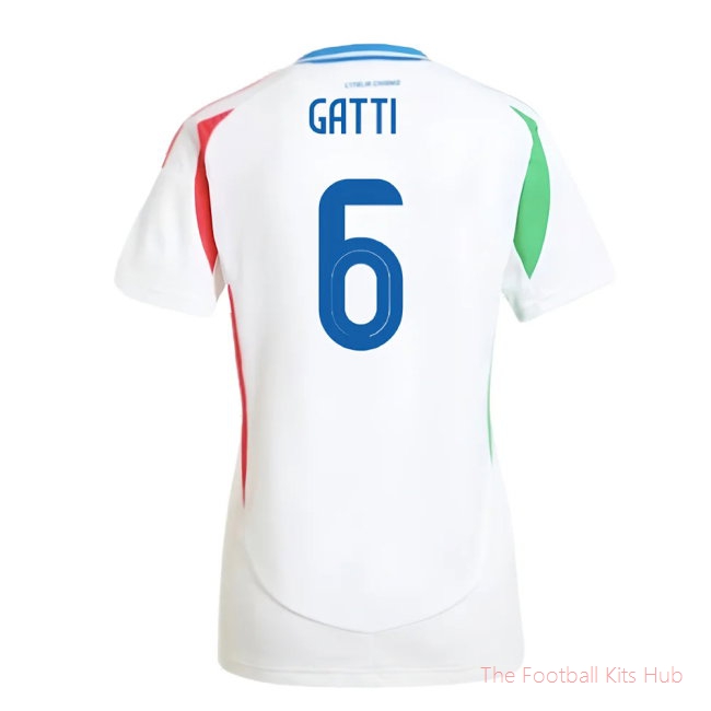 2024-2025 Italy Away Shirt (Ladies) (GATTI 6)-unisoccer store
