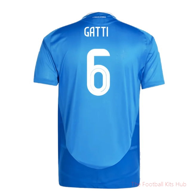 2024-2025 Italy Authentic Home Shirt (GATTI 6)-unisoccer store