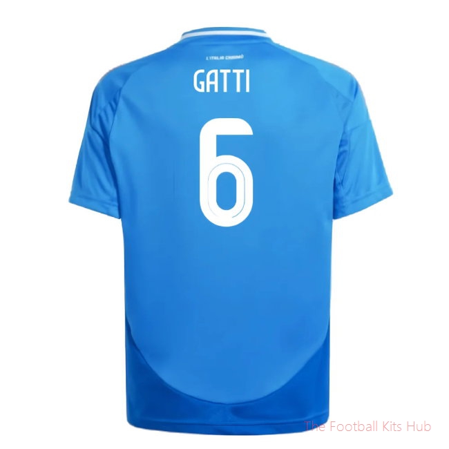 2024-2025 Italy Home Shirt (Kids) (GATTI 6)-unisoccer store