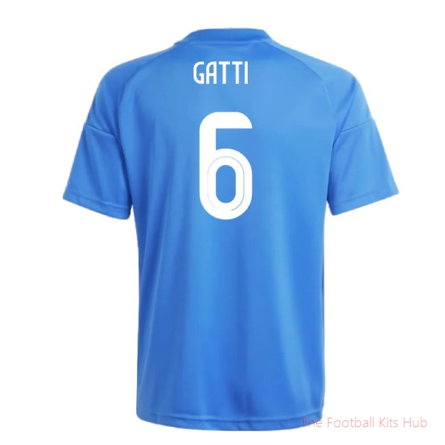 2024-2025 Italy Home Fan Jersey (Kids) (GATTI 6)-unisoccer store
