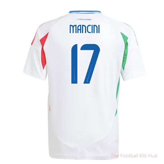 2024-2025 Italy Away Shirt (Kids) (MANCINI 17)-unisoccer store