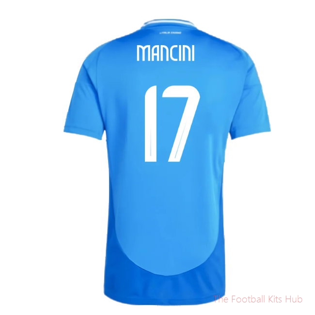2024-2025 Italy Home Shirt (MANCINI 17)-unisoccer store