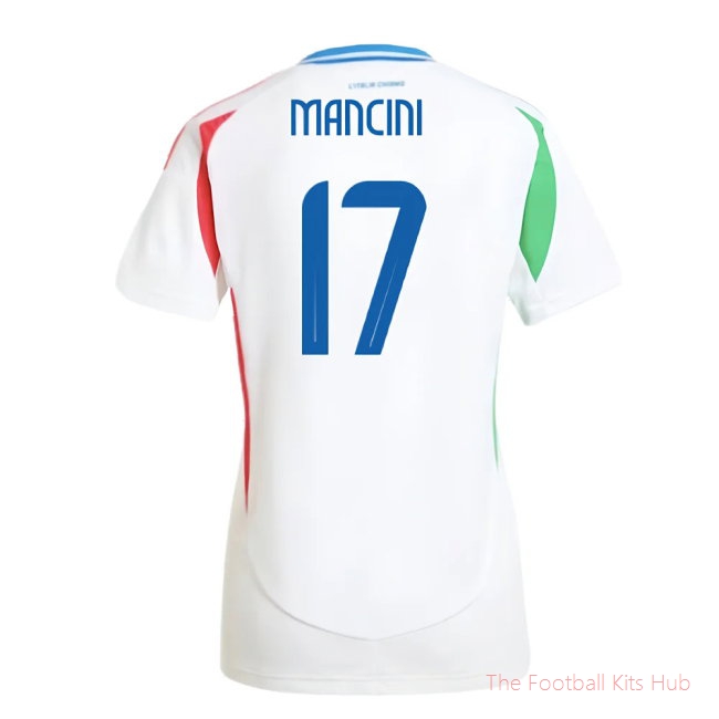 2024-2025 Italy Away Shirt (Ladies) (MANCINI 17)-unisoccer store