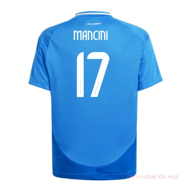 2024-2025 Italy Home Shirt (Kids) (MANCINI 17)-unisoccer store