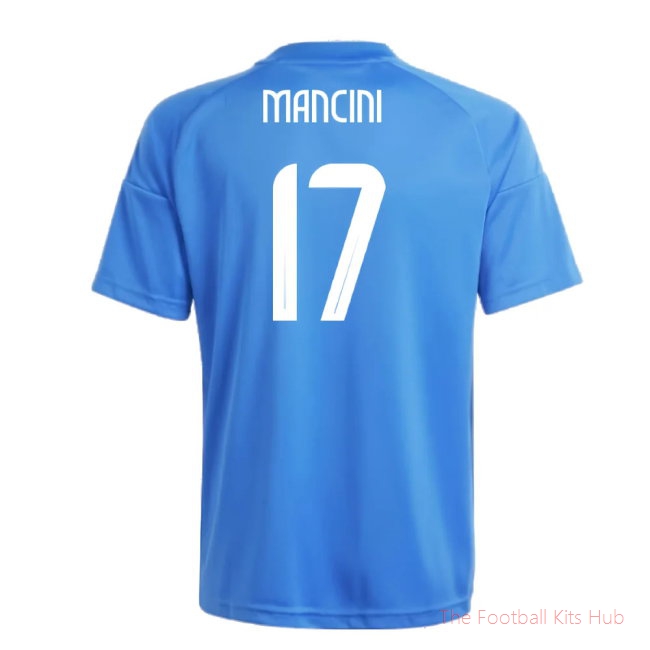 2024-2025 Italy Home Fan Jersey (Kids) (MANCINI 17)-unisoccer store