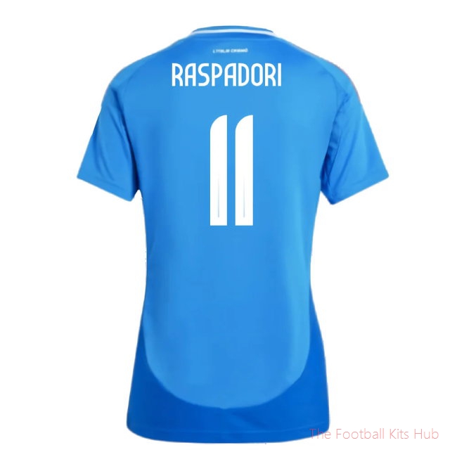 2024-2025 Italy Home Shirt (Ladies) (RASPADORI 11)-unisoccer store
