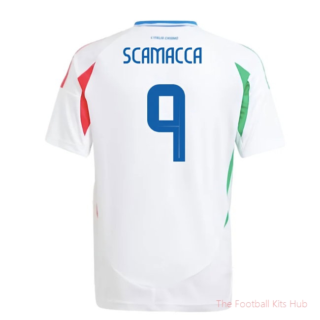 2024-2025 Italy Away Shirt (Kids) (SCAMACCA 9)-unisoccer store