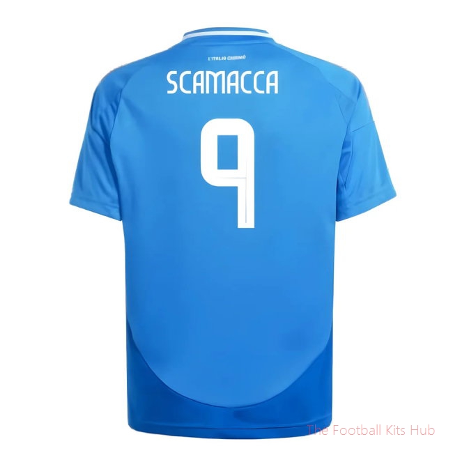 2024-2025 Italy Home Shirt (Kids) (SCAMACCA 9)-unisoccer store