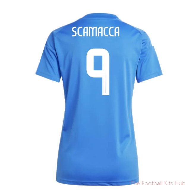 2024-2025 Italy Home Fan Jersey (Ladies) (SCAMACCA 9)-unisoccer store