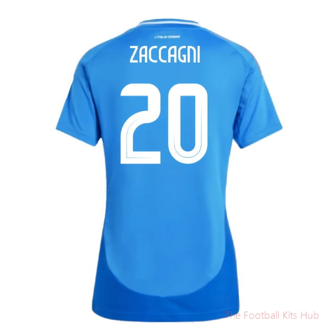 2024-2025 Italy Home Shirt (Ladies) (ZACCAGNI 20)-unisoccer store