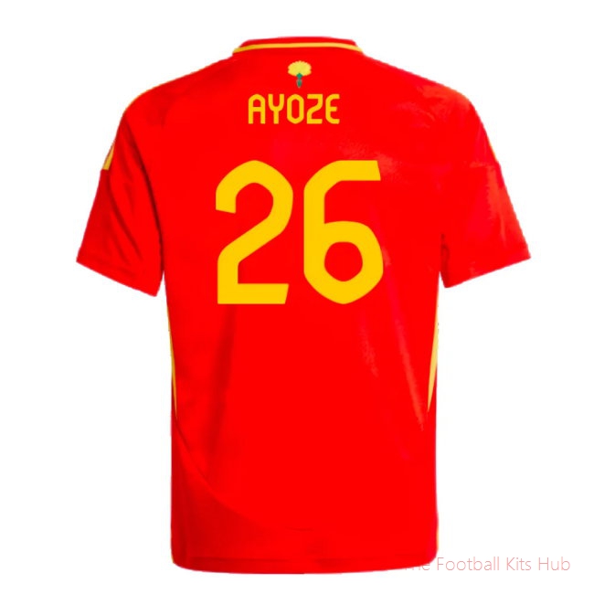 2024-2025 Spain Home Shirt (Kids) (Ayoze 26)-unisoccer store