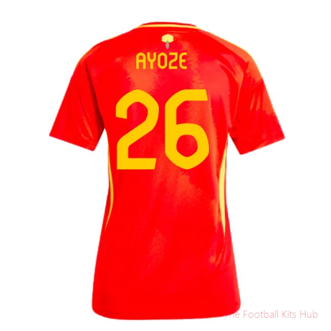 2024-2025 Spain Home Shirt (Ladies) (Ayoze 26)-unisoccer store