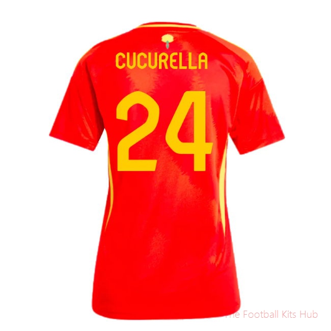 2024-2025 Spain Home Shirt (Ladies) (Cucurella 24)-unisoccer store