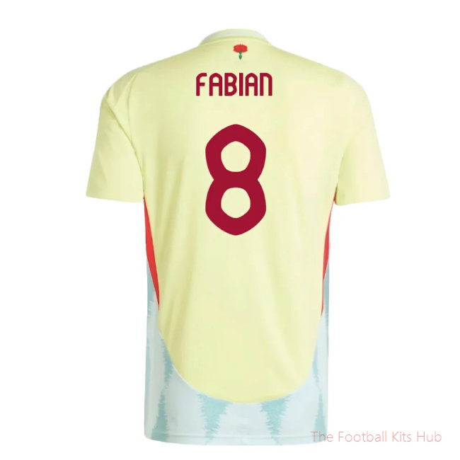 2024-2025 Spain Away Shirt (Ladies) (Fabian 8)-unisoccer store