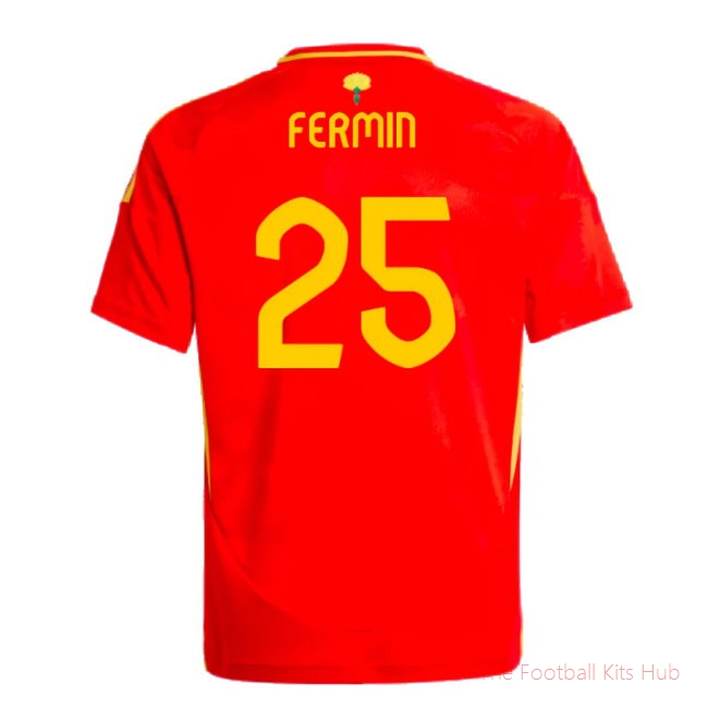 2024-2025 Spain Home Shirt (Kids) (Fermin 25)-unisoccer store
