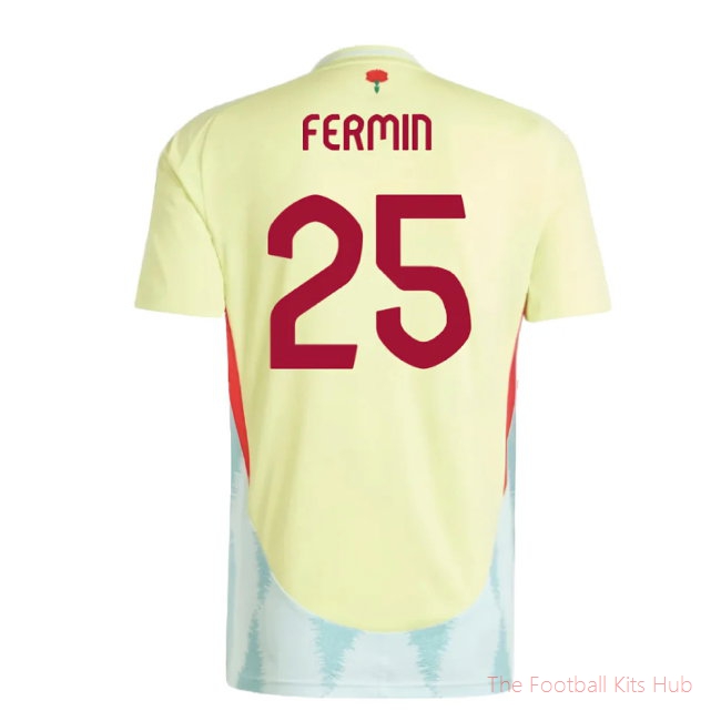 2024-2025 Spain Away Shirt (Ladies) (Fermin 25)-unisoccer store
