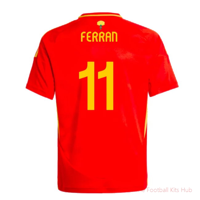 2024-2025 Spain Home Shirt (Kids) (Ferran 11)-unisoccer store