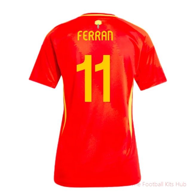 2024-2025 Spain Home Shirt (Ladies) (Ferran 11)-unisoccer store
